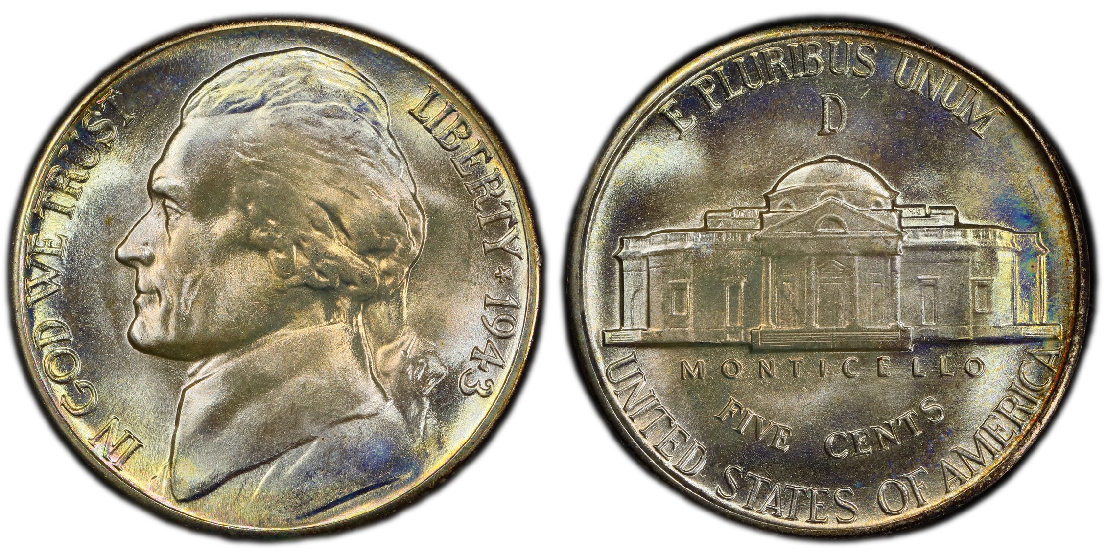 Rare nickels list showing wartime silver varieties and error coins